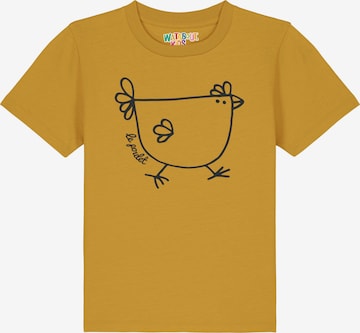 Maglietta 'Le Poulet - Das Huhn' di watabout.kids in giallo: frontale