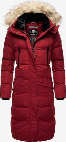 Cappotto invernale 'Schneesternchen' di MARIKOO in rosso: frontale