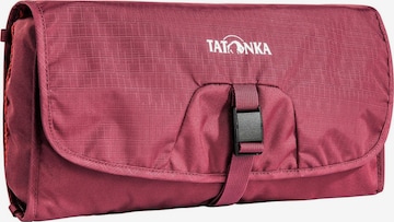 TATONKA Toiletry Bag in Red: front