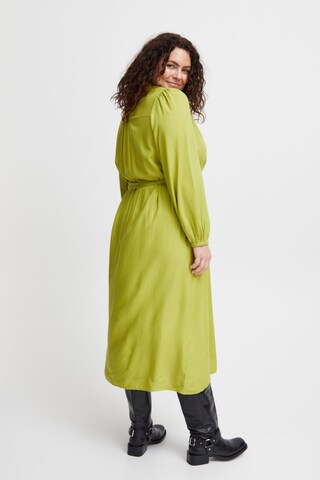 Fransa Curve Shirt Dress 'Pcina' in Yellow