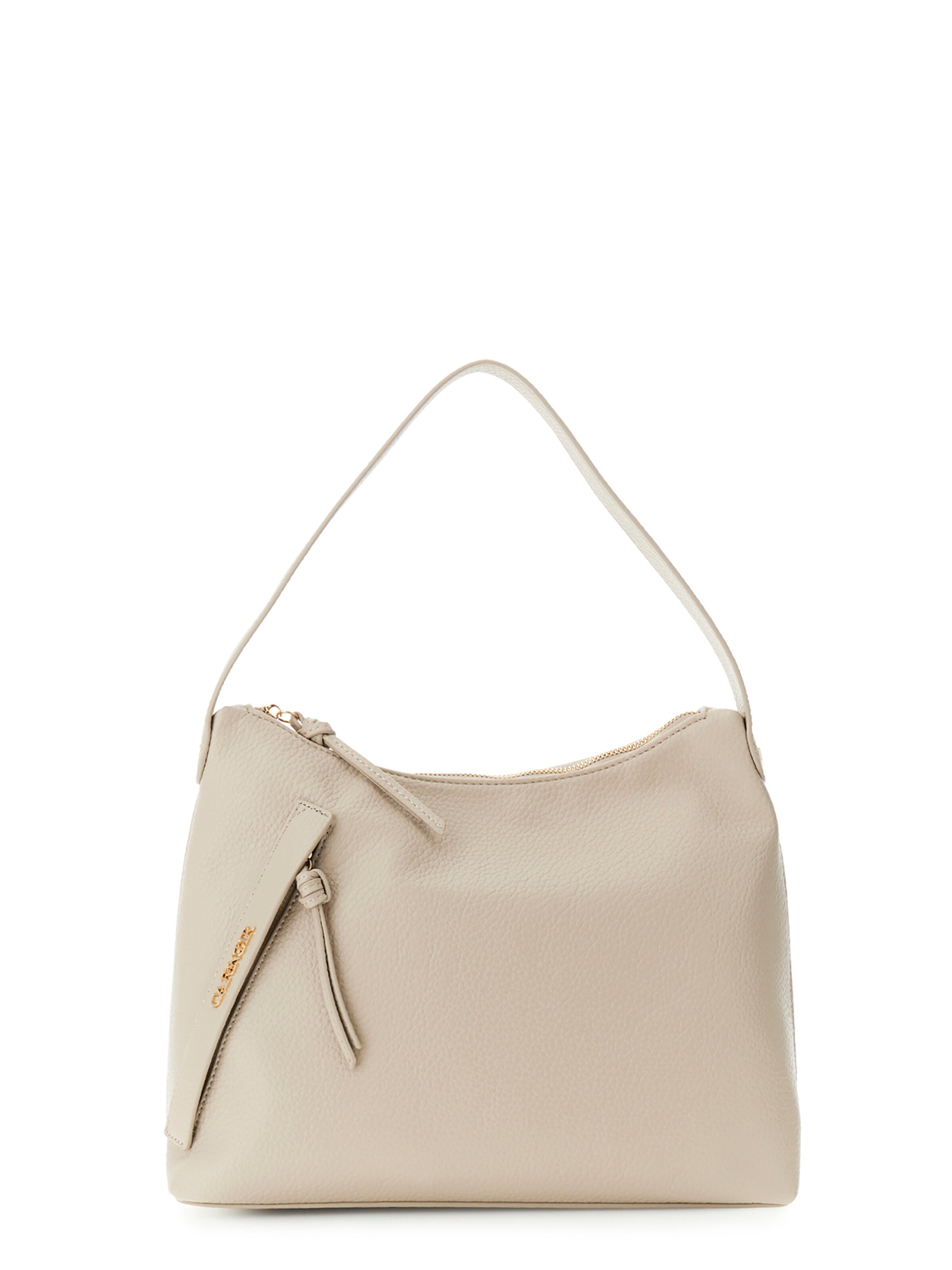 Borsa a sacco di CAFè NOIR in beige: frontale