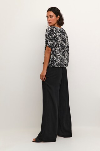 Kaffe Wide leg Broek 'Liny' in Zwart