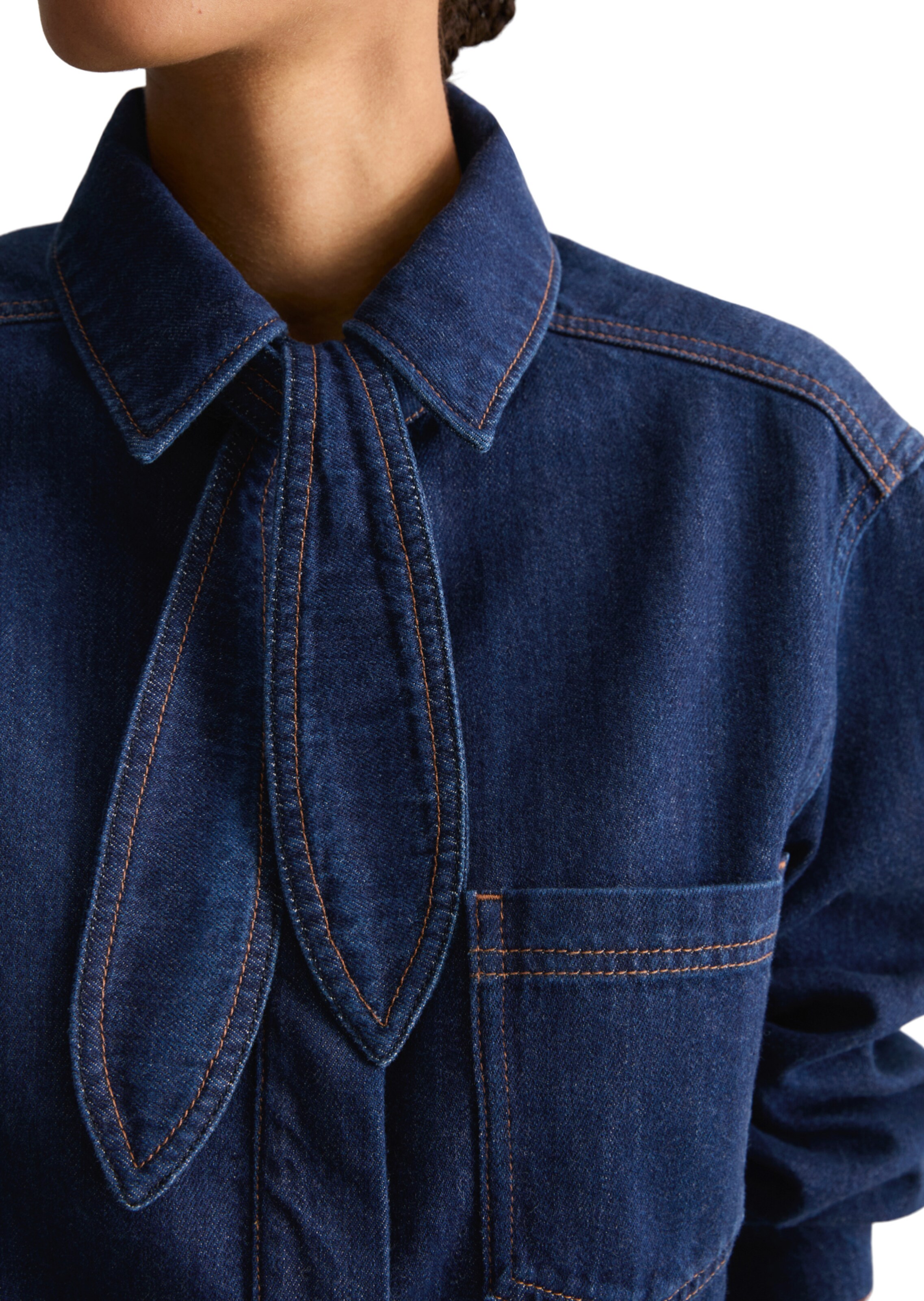 Marc O'Polo DENIM Blouse in Blauw
