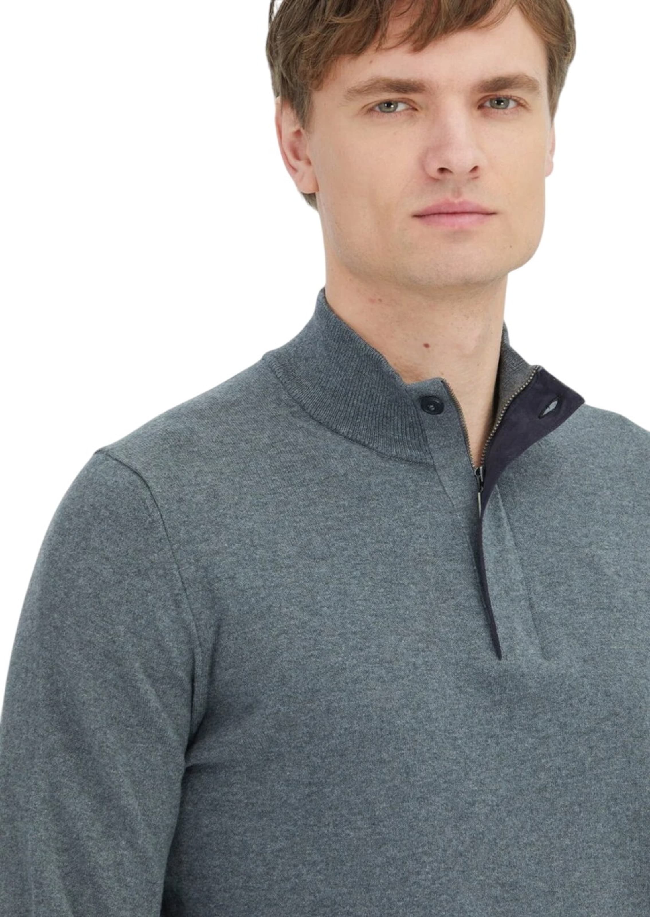 Ramsey Pullover in Grau