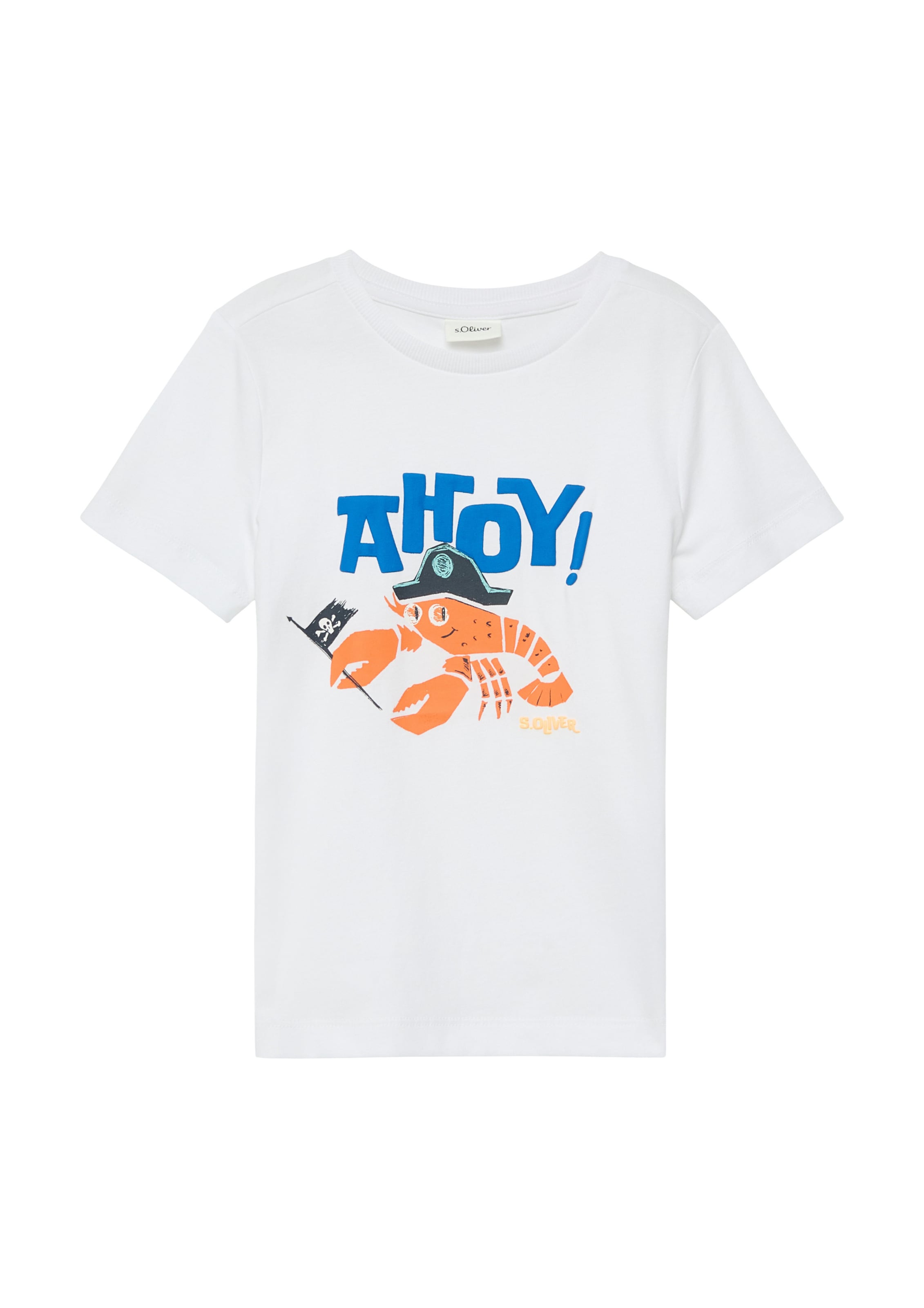 T-Shirt s.Oliver en blanc : devant