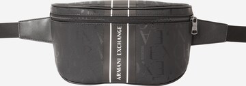 ARMANI EXCHANGEPojasna torbica - crna boja: prednji dio