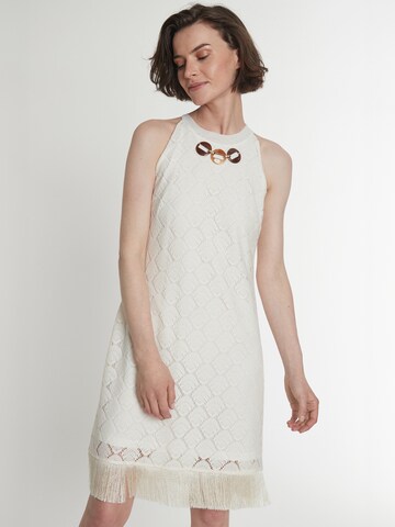 Ana Alcazar Kleid 'Pagea' in Beige: Vorderseite