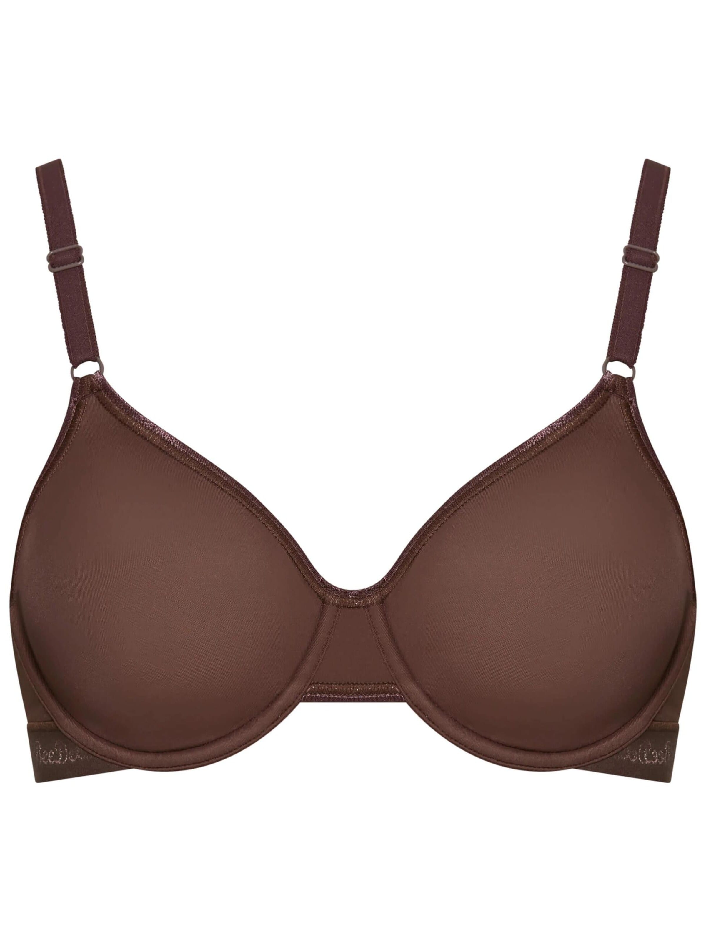 BeeDees T-shirt Bra 'Bügel-BH Microfun W mit Bügel' in Brown: front