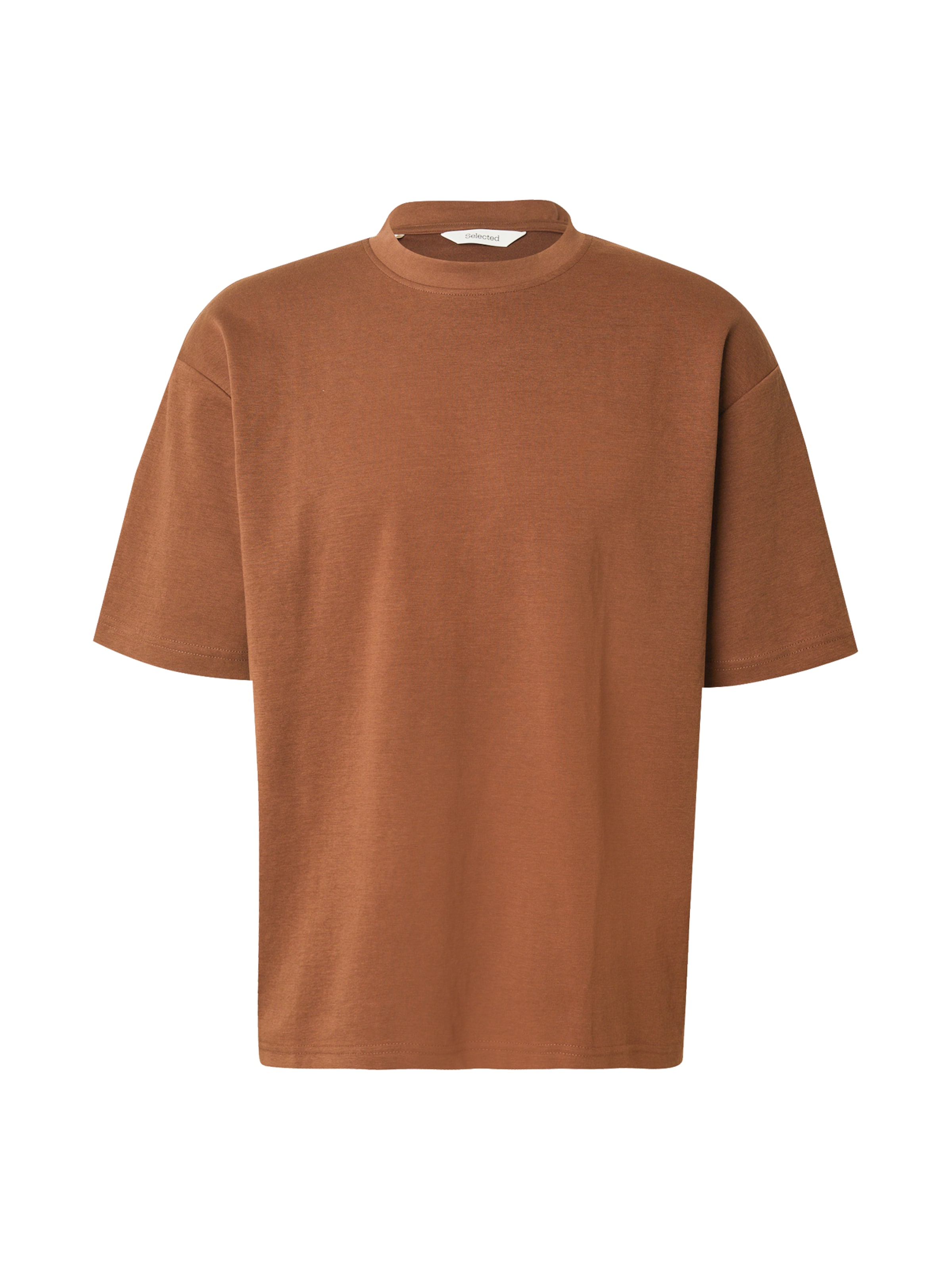 SELECTED Bluser & t-shirts 'SLHOscar' i brun: forside