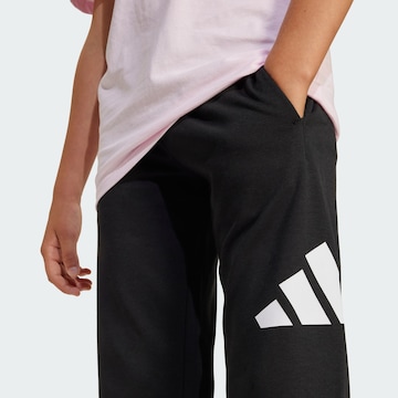 ADIDAS SPORTSWEAR Tapered Sportbroek 'Essentials' in Zwart