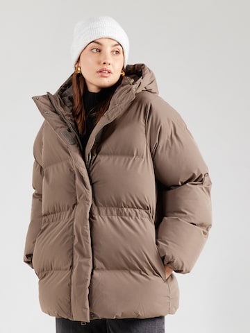 Veste d’hiver WEEKDAY en beige : devant
