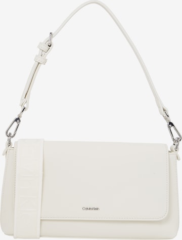 Calvin Klein Schoudertas 'Must' in Beige: voorkant