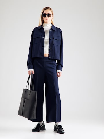 Wide leg Pantaloni cu dungă de la MORE & MORE pe albastru