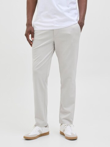 JACK & JONES Slim fit Trousers in Grey: front
