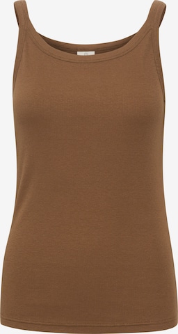 Kaffe Top 'Carna' in Brown: front