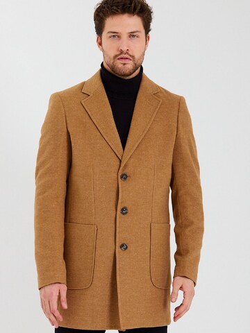 Ron Tomson Between-seasons coat in Beige: front