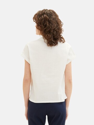 TOM TAILOR - Blusa em branco