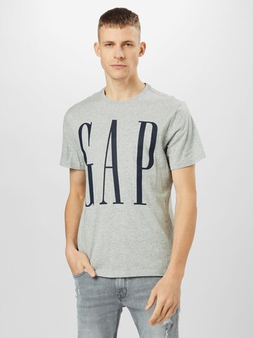 GAP Regular fit Shirt in Grijs: voorkant