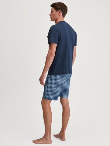 CALIDA Pyjama kurz 'Relax Streamline'‌‌‌ in Blau