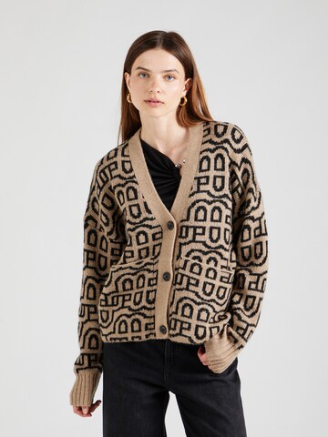 Munthe Knit cardigan 'TALHUA' in Brown: front