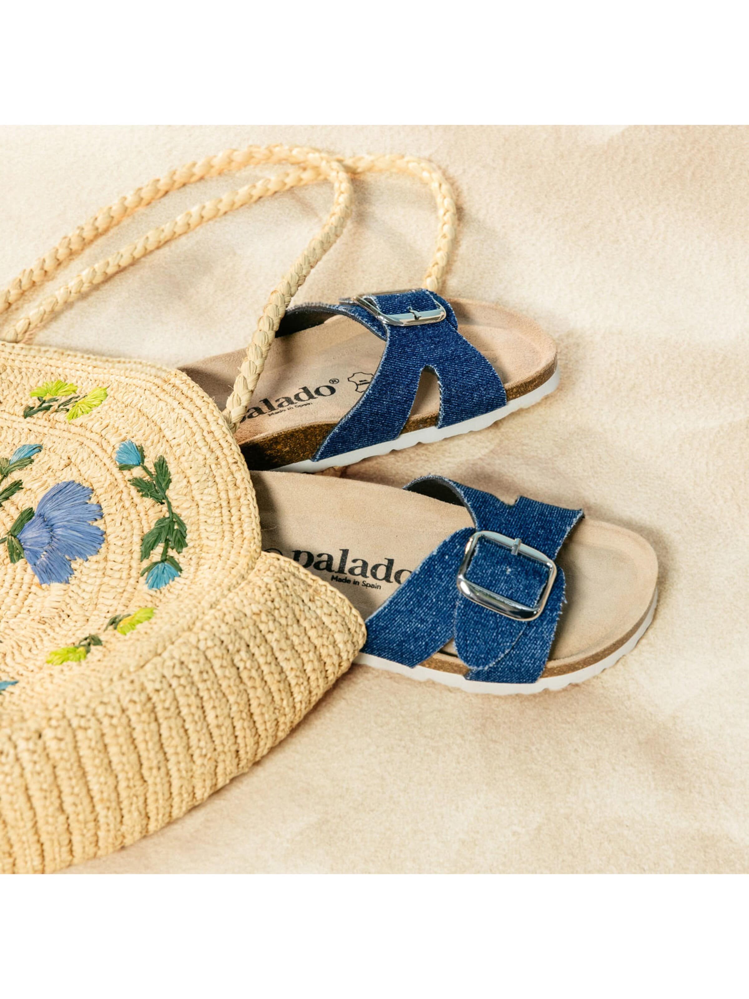 Palado Pantolette 'Palado Tinos Jeans'‌‌‌‌‌‌‌‌ in Blau