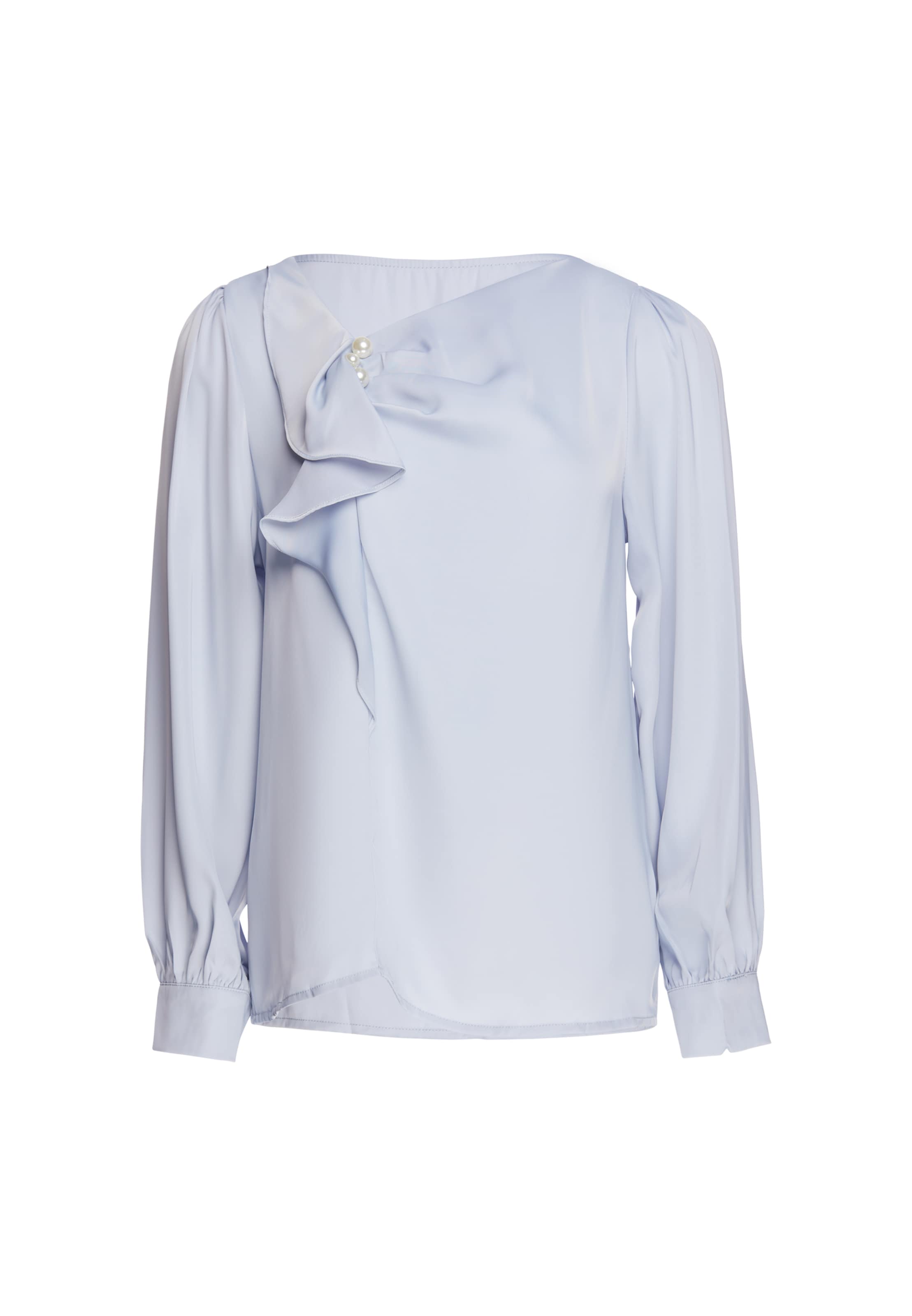 usha BLACK LABEL Blouse in Blauw: voorkant