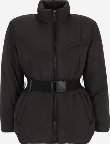 Noisy May Petite Between-Season Jacket 'JENNA' in Black: front