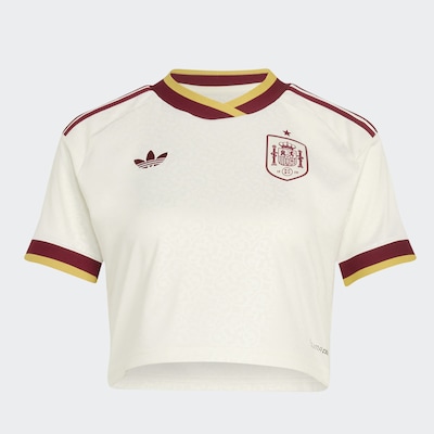 ADIDAS PERFORMANCE Performance Shirt 'Spain 26 Away Cropped' in Yellow / Burgundy / White, Item view
