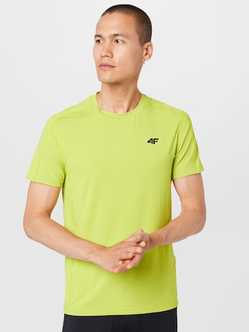 4F Performance Shirt in Yellow: front