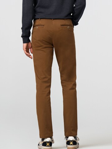 MEYER Regular Chino 'Lupus' in Blauw
