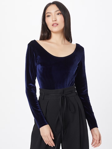 modström Shirt body 'Nemea' in Blauw: voorkant