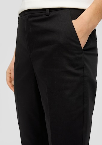 Coupe slim Pantalon s.Oliver en noir