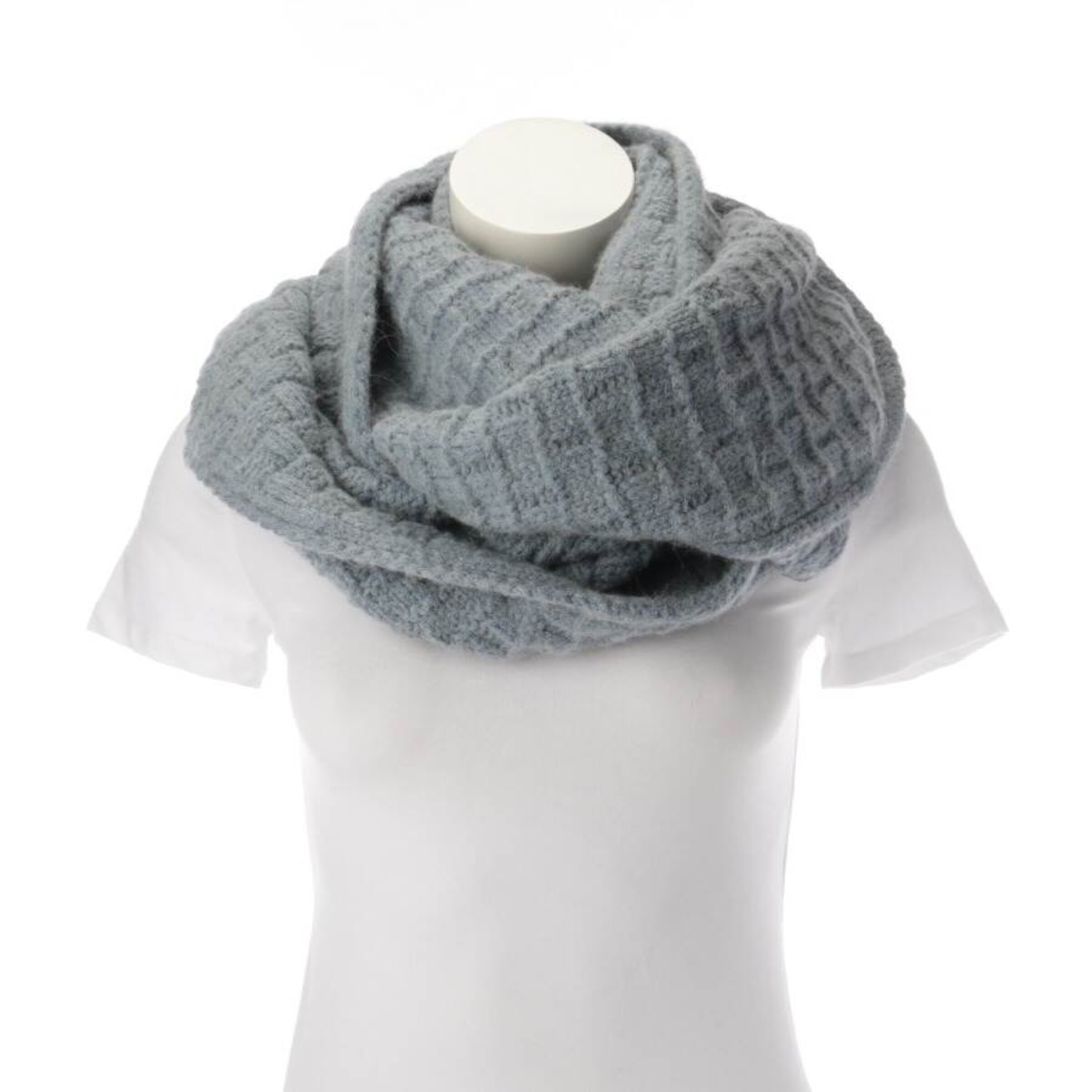 Fendi Schal One Size in Blau: Vorderseite