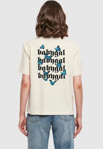 Mister Tee Футболка 'Babygal' в Белый: спереди