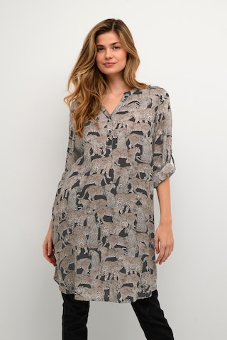 Kaffe Kleid in Blau: Vorderseite