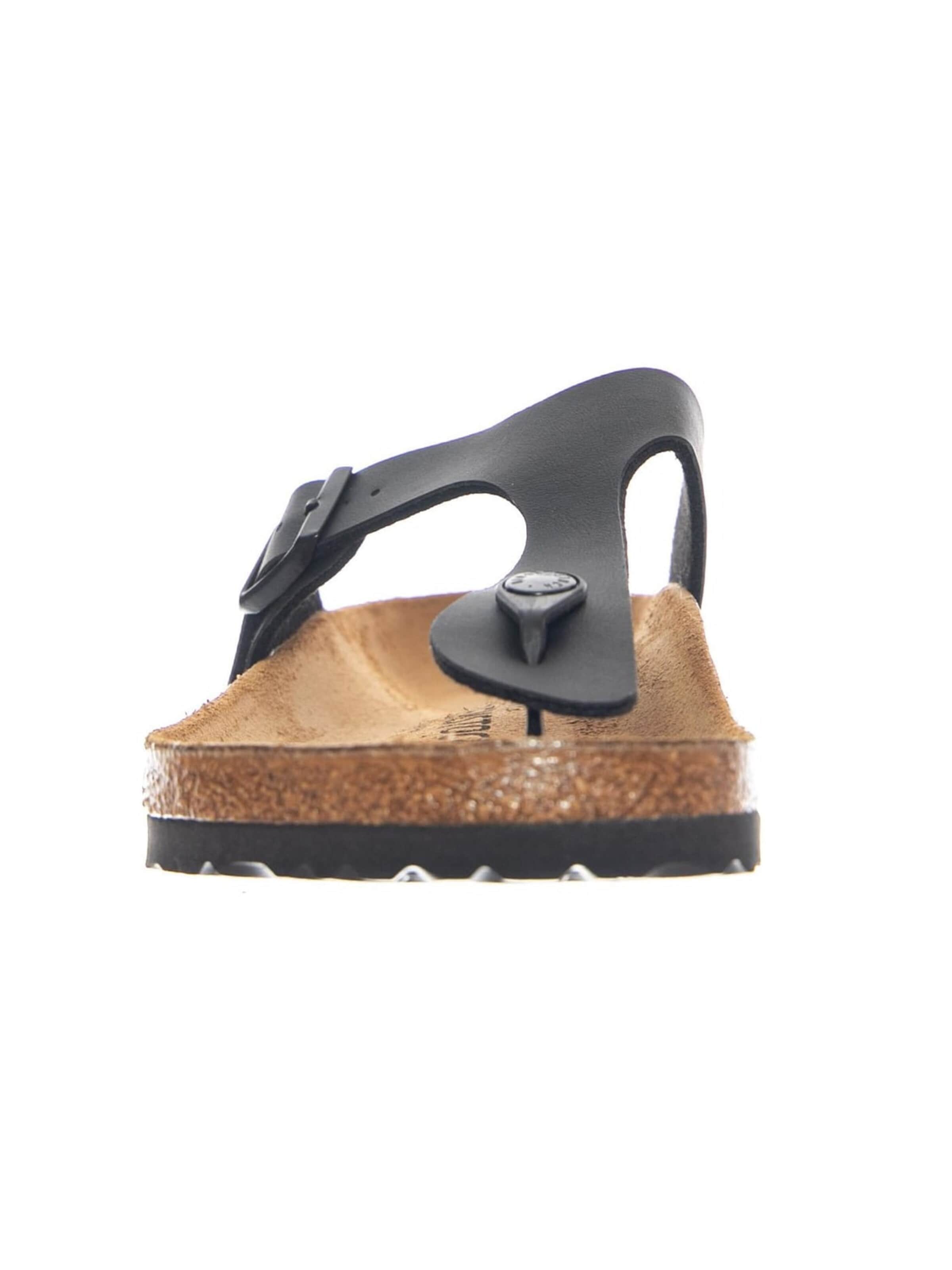 Sandalo 'Gizeh Birko Flor Regular Fit Black' di BIRKENSTOCK in nero