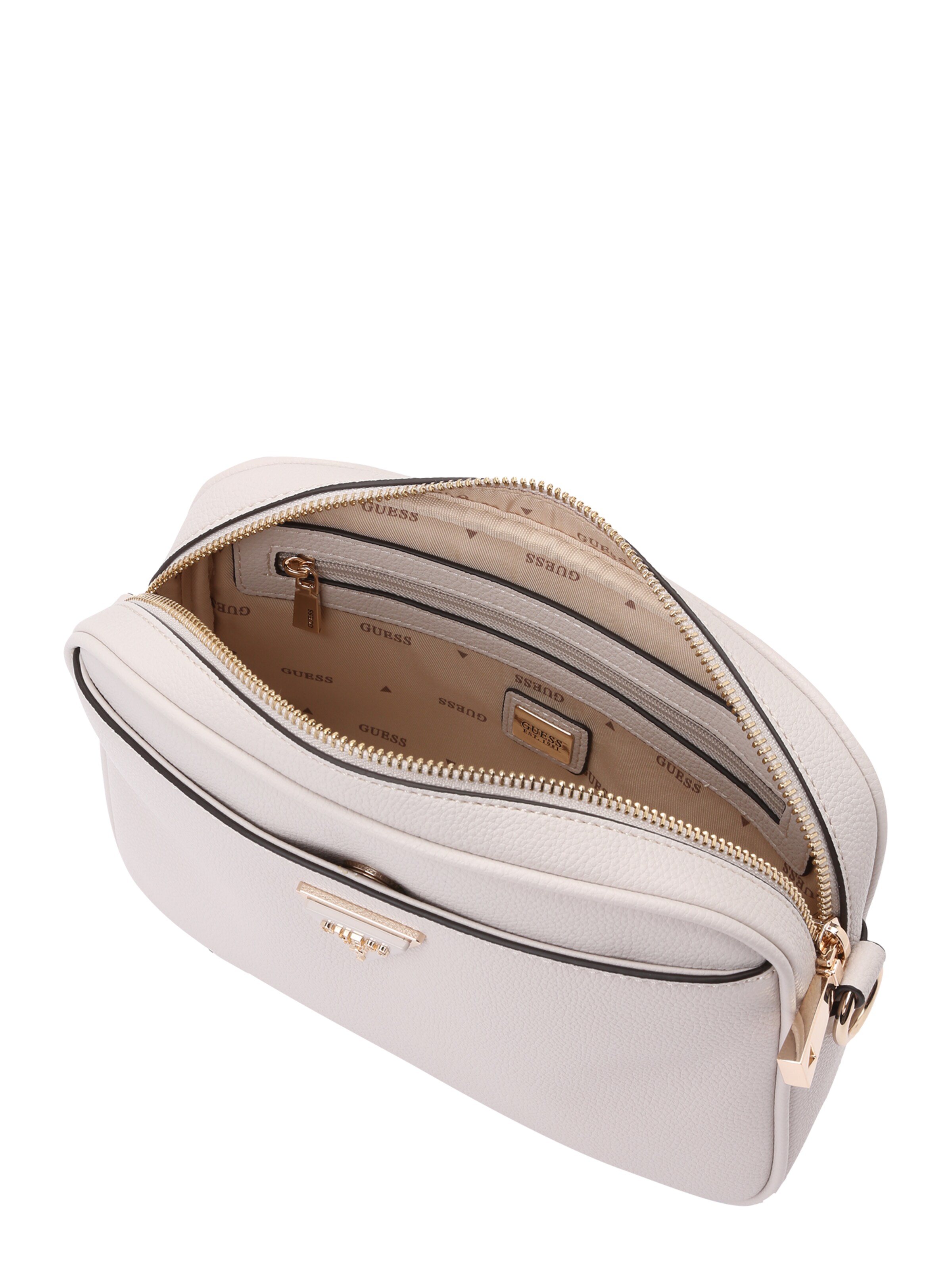 GUESS Crossbody bag 'MERIDIAN II' in Beige