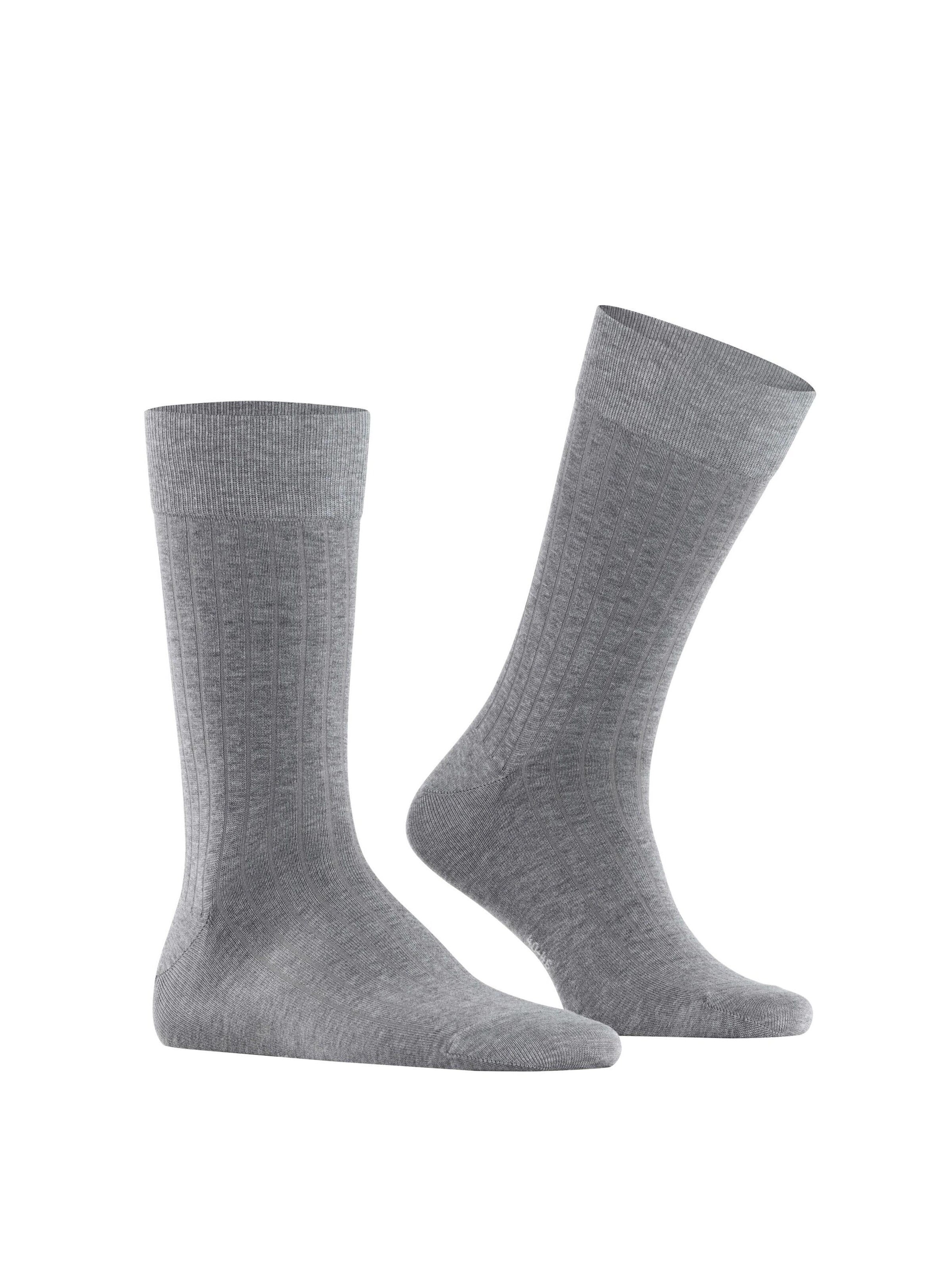 BURLINGTON Socks 'Duke Street' in Grey