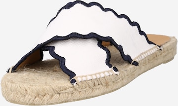 Castañer Mules 'Piula' in White: front