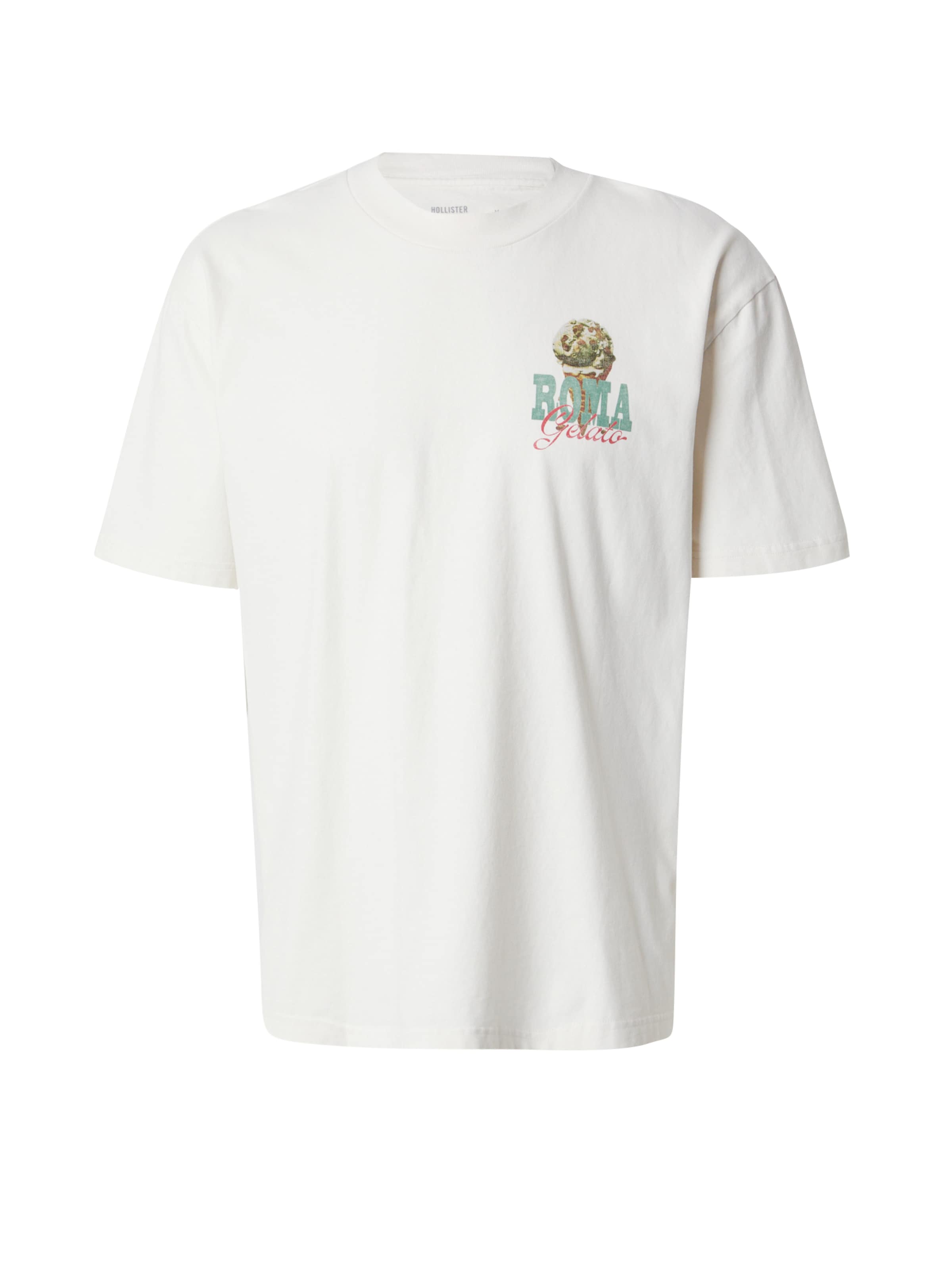 T-Shirt HOLLISTER en blanc : devant