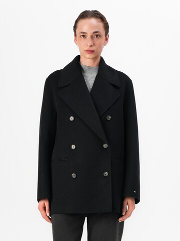 TOMMY HILFIGER Tussenmantel in Zwart: voorkant