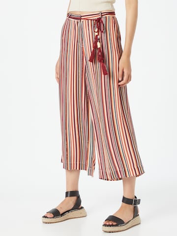 Koton Wide leg Trousers in Red: front