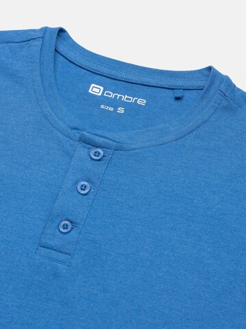 Ombre T-Shirt 'S1390' in Blau