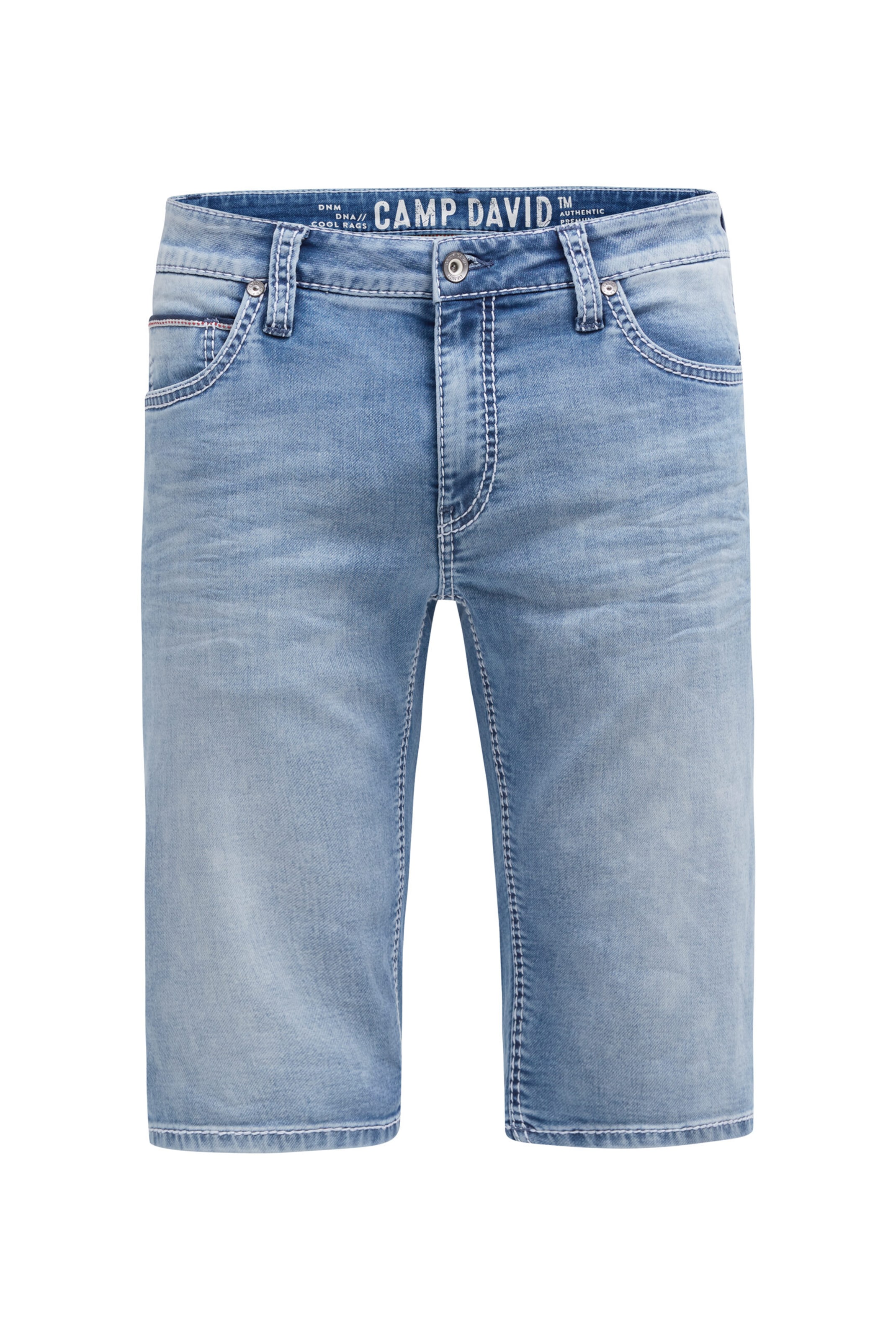 CAMP DAVID Regular Jeans in Blue: front