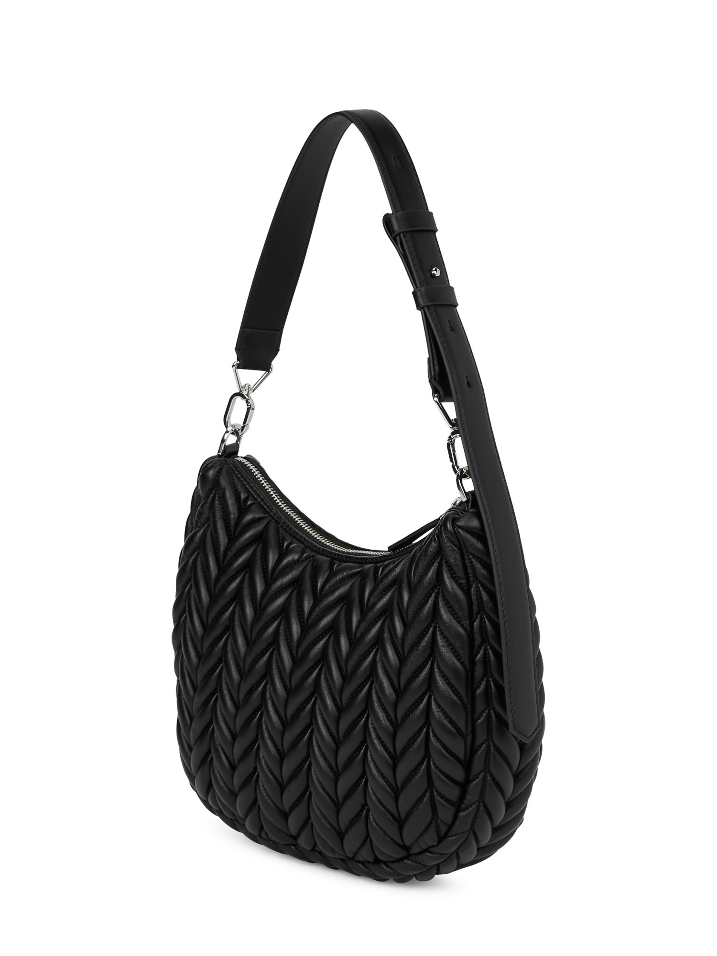 Karl Lagerfeld Taška přes rameno 'Weave' – černá