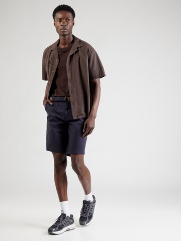 INDICODE Normální Chino kalhoty 'INConor' – modrá