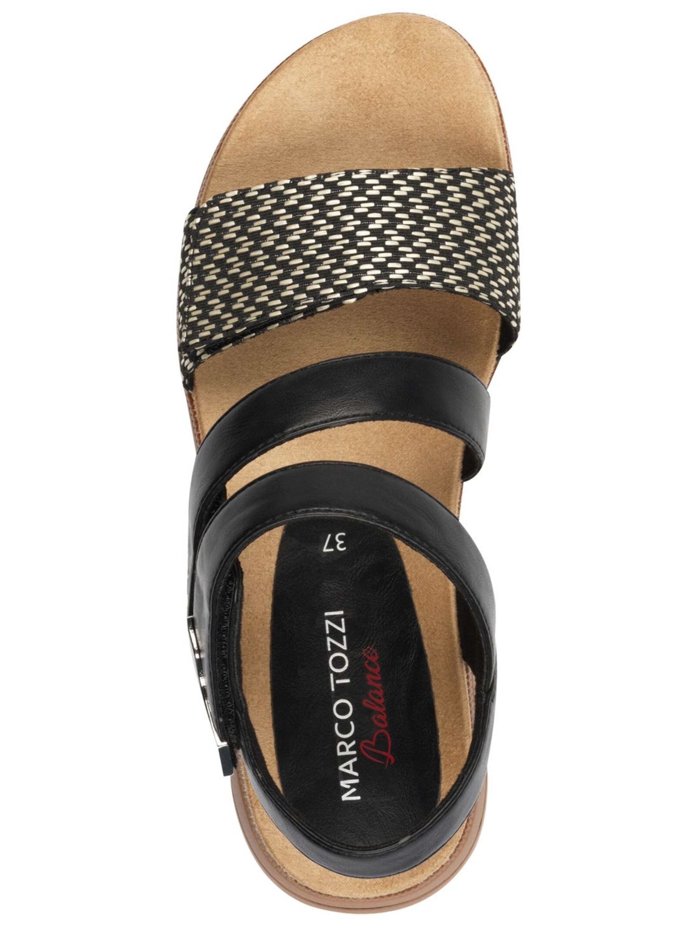 Sandales à lanières MARCO TOZZI en noir
