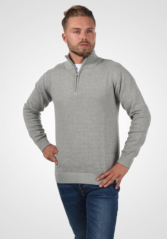 INDICODE JEANS Pullover 'Richard' in Grau: predná strana