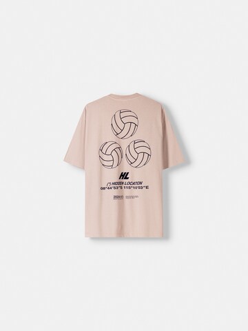 Bershka T-Shirt in Pink