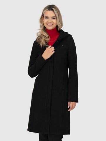 Manteau mi-saison 'Veneda' Alife and Kickin en noir : devant